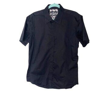 Wil Stiles Mens Shirt Black Size XL Limited Edition Palm Springs Button Front